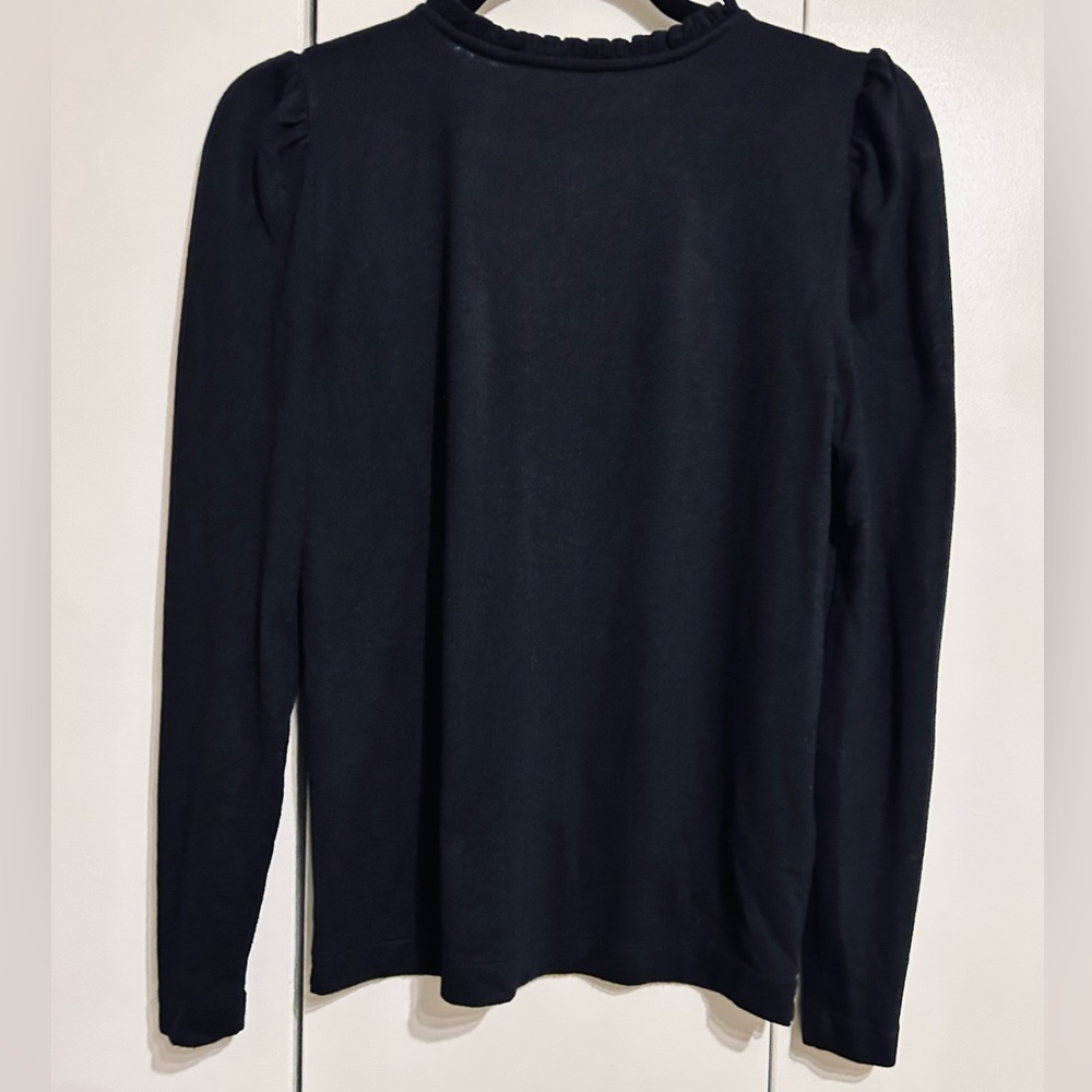 Loft Ruffle Henley Top - Picture 4 of 4